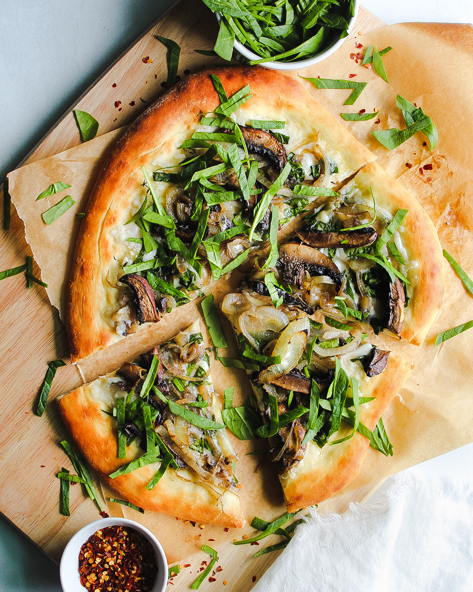 Caramelized Onion and Mushroom Pizza – It's All Good Vegan