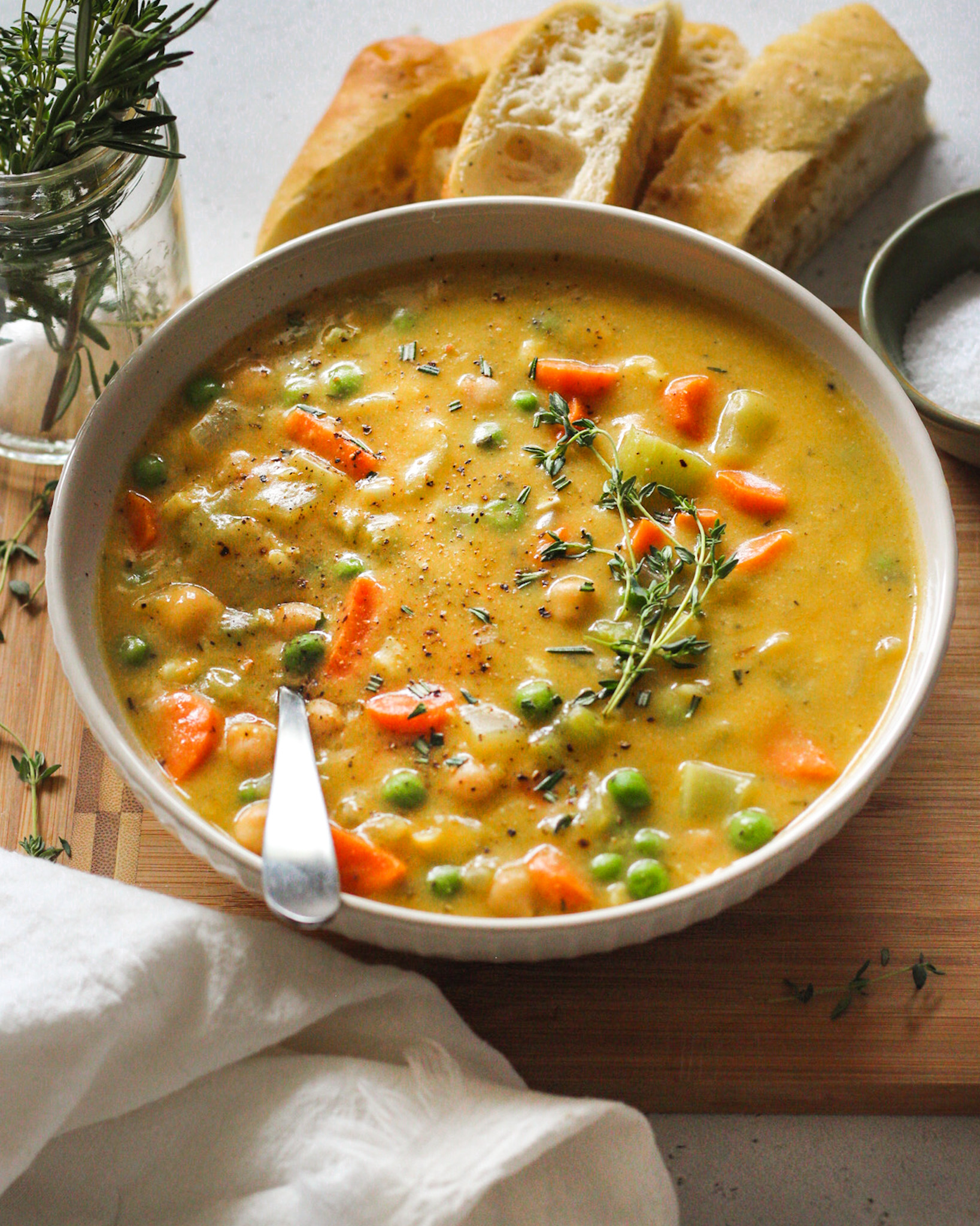One-Pot Creamy Vegetable Soup – It's All Good Vegan